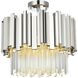 Willow 4 Light 16 inch Chrome Flush Mount Ceiling Light