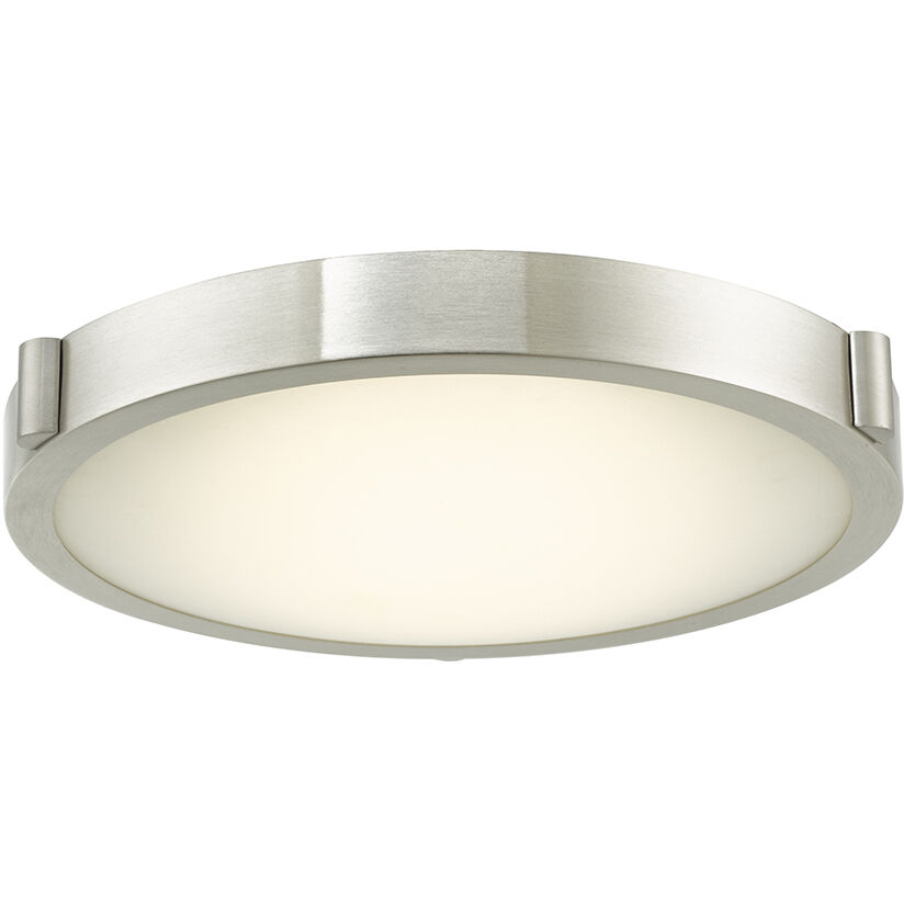 Halo LED 12.9 inch Brushed Nickel Flush Mount Ceiling Light