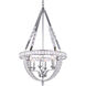 Canada 6 Light 24 inch Chrome Chandelier Ceiling Light