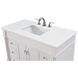 Lexington 42 X 21.5 X 35 inch Antique White Vanity Sink Set