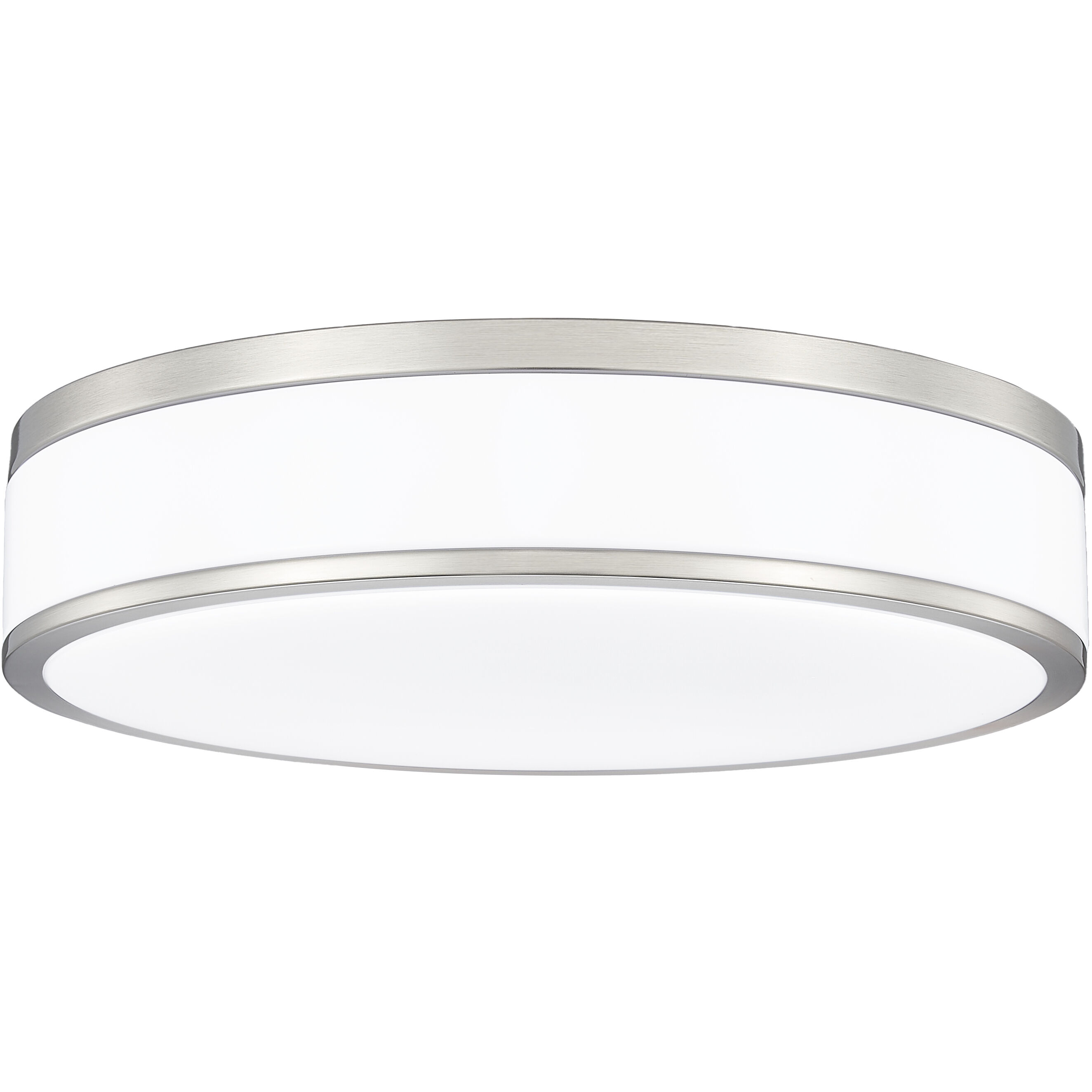 Ballord LED 16 inch Brushed Nickel Flush Mount Ceiling Light