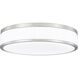 Ballord LED 16 inch Brushed Nickel Flush Mount Ceiling Light