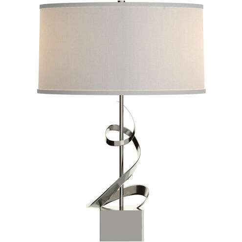 Gallery Spiral 22.9 inch 150 watt Sterling Table Lamp Portable Light in Natural Anna, Spiral
