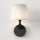 Millie 1 Light 7.28 inch Matte Black Bathroom Wall Light