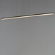 Hover LED 60 inch Black Linear Pendant Ceiling Light