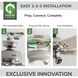 Fonthill 52 inch Brushed Nickel with Light Gray Oak Blades Ceiling Fan
