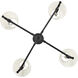 Beale 4 Light 28 inch Black Chandelier Ceiling Light