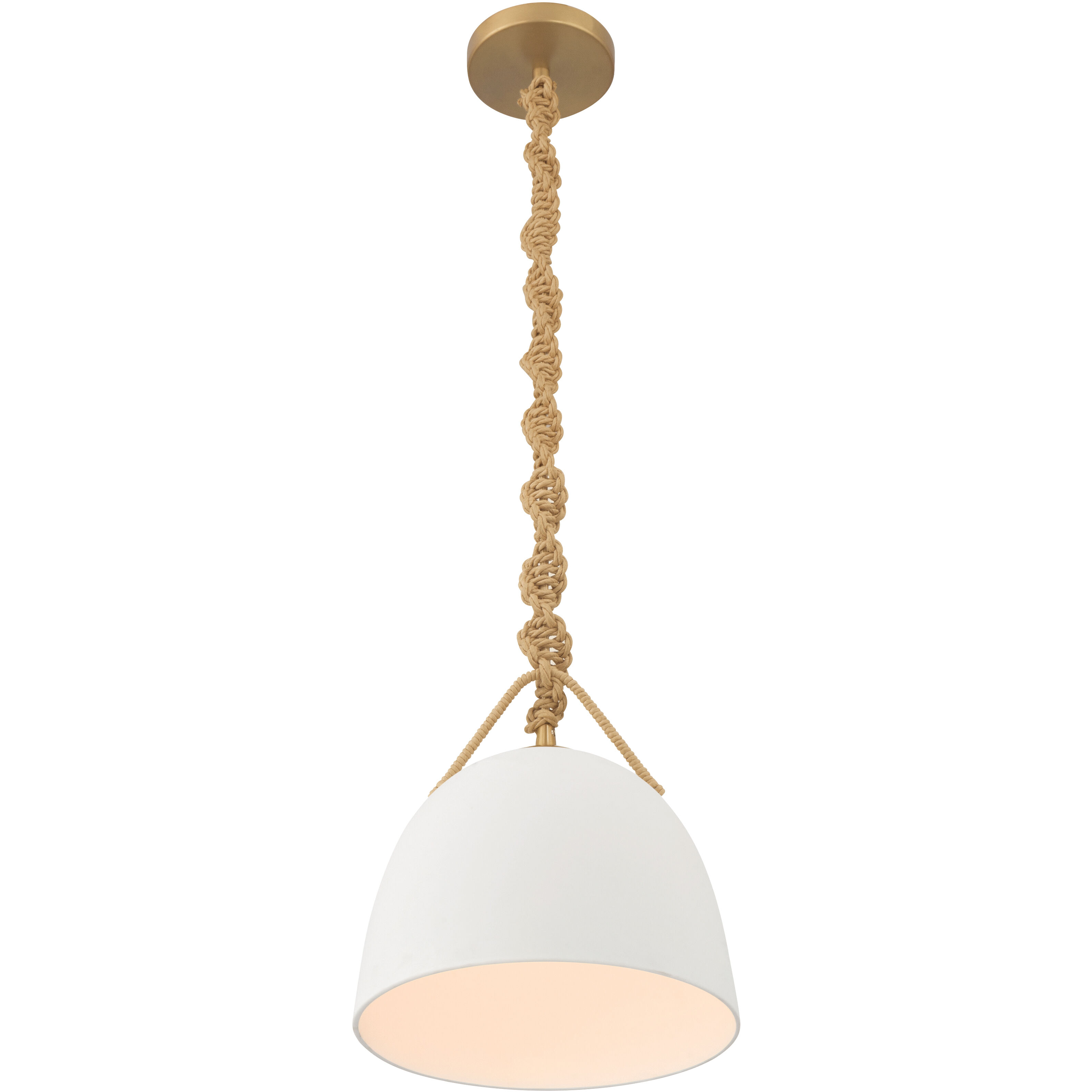 Cordon 1 Light 10 inch Legacy Brass Mini Pendant Ceiling Light