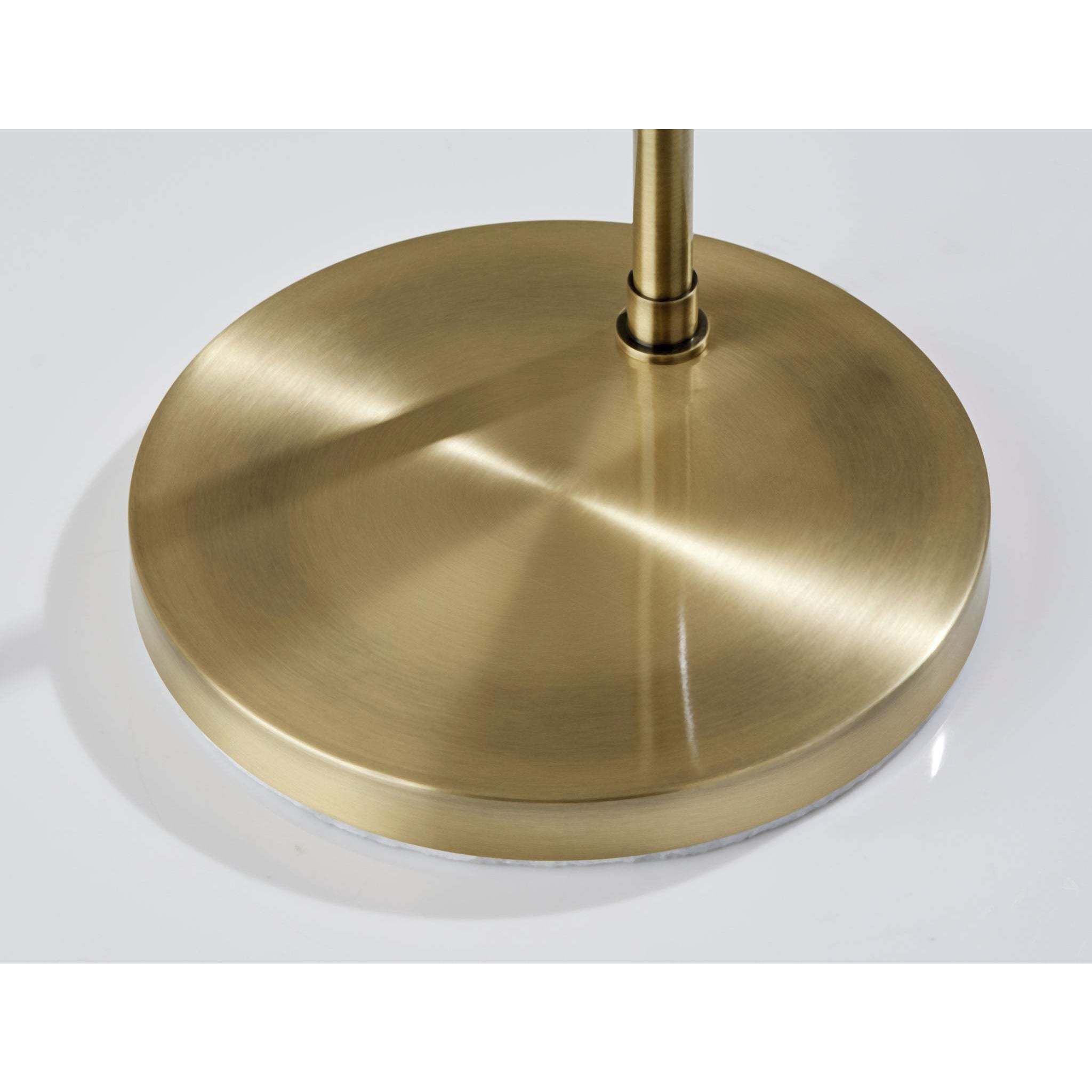 Magnolia 72 inch 100.00 watt Antique Brass Arc Floor Lamp Portable Light