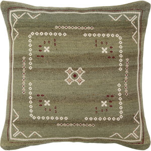 Stine 20 inch Dusty Sage Pillow Kit in 20 x 20, Square