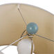Accent 22 inch 60.00 watt Turquoise Table Lamp Portable Light
