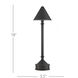 Traipse 18 inch 2 watt Oil Rubbed Bronze Cordless Table Lamp Portable Light
