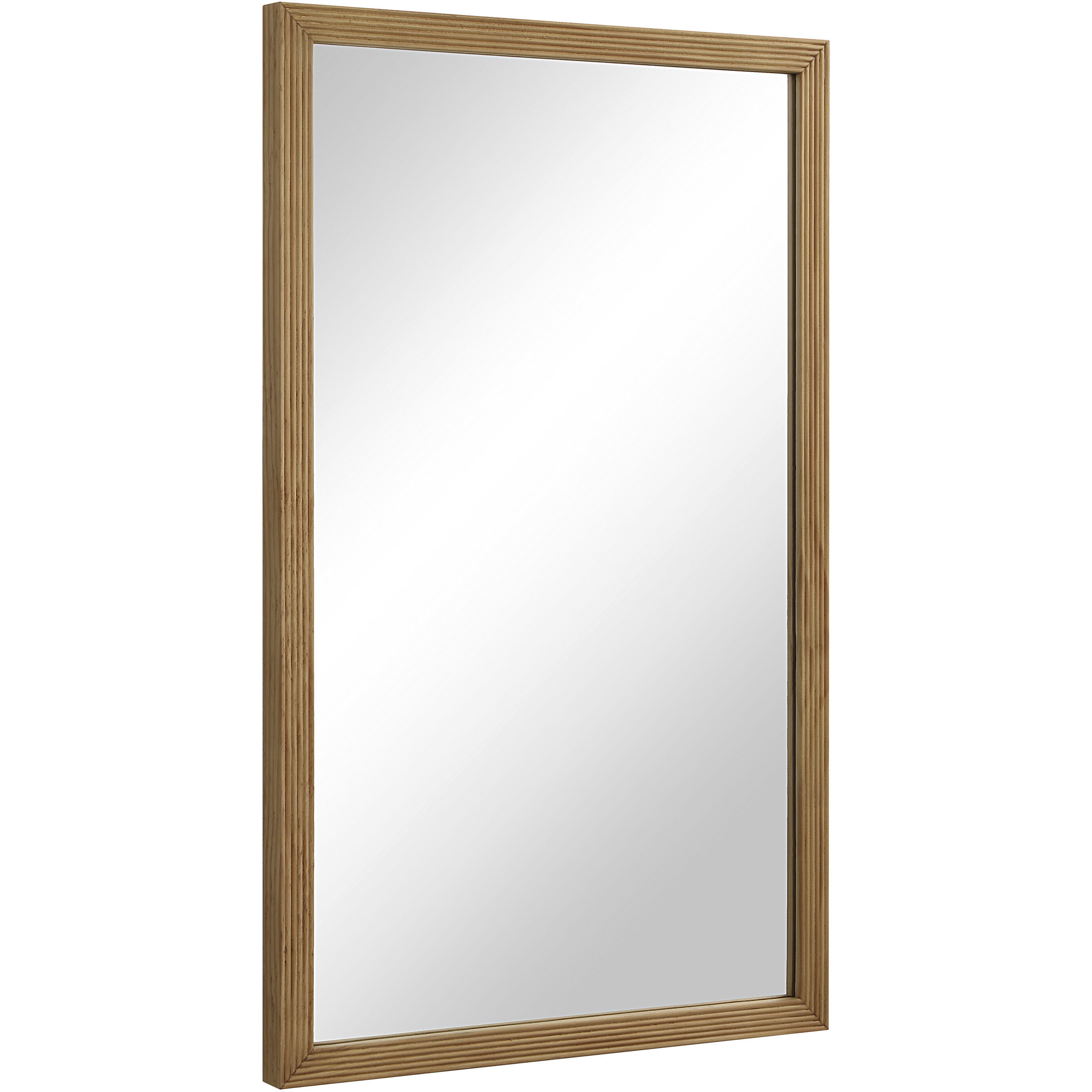 Salia 40 X 24 inch Natural Wall Mirror