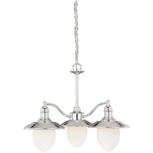 Marina Bay LED 23.5 inch Polished Nickel Chandelier Ceiling Light