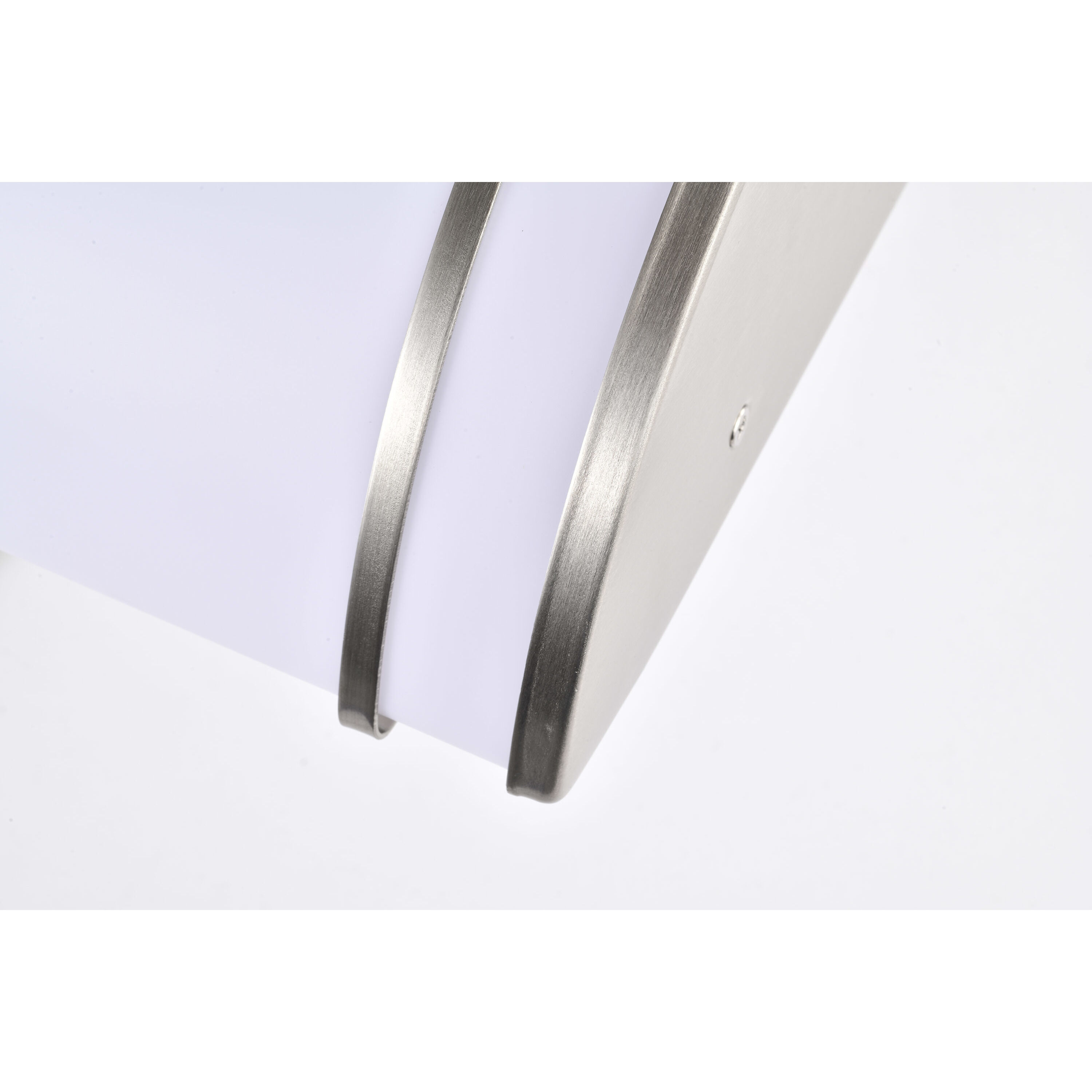 Glamour LED 12 inch Brushed Nickel Linear Flush Ceiling Light