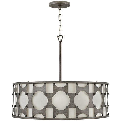 Carter 6 Light 28.5 inch Weathered Bronze Indoor Chandelier Ceiling Light
