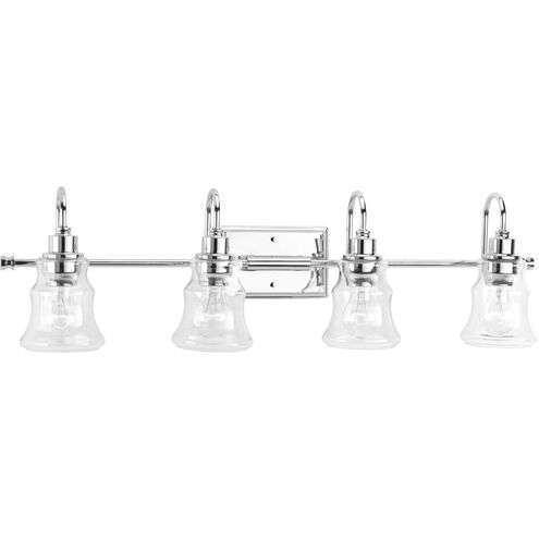 Litchfield 4 Light 33 inch Polished Chrome Bath Vanity Wall Light