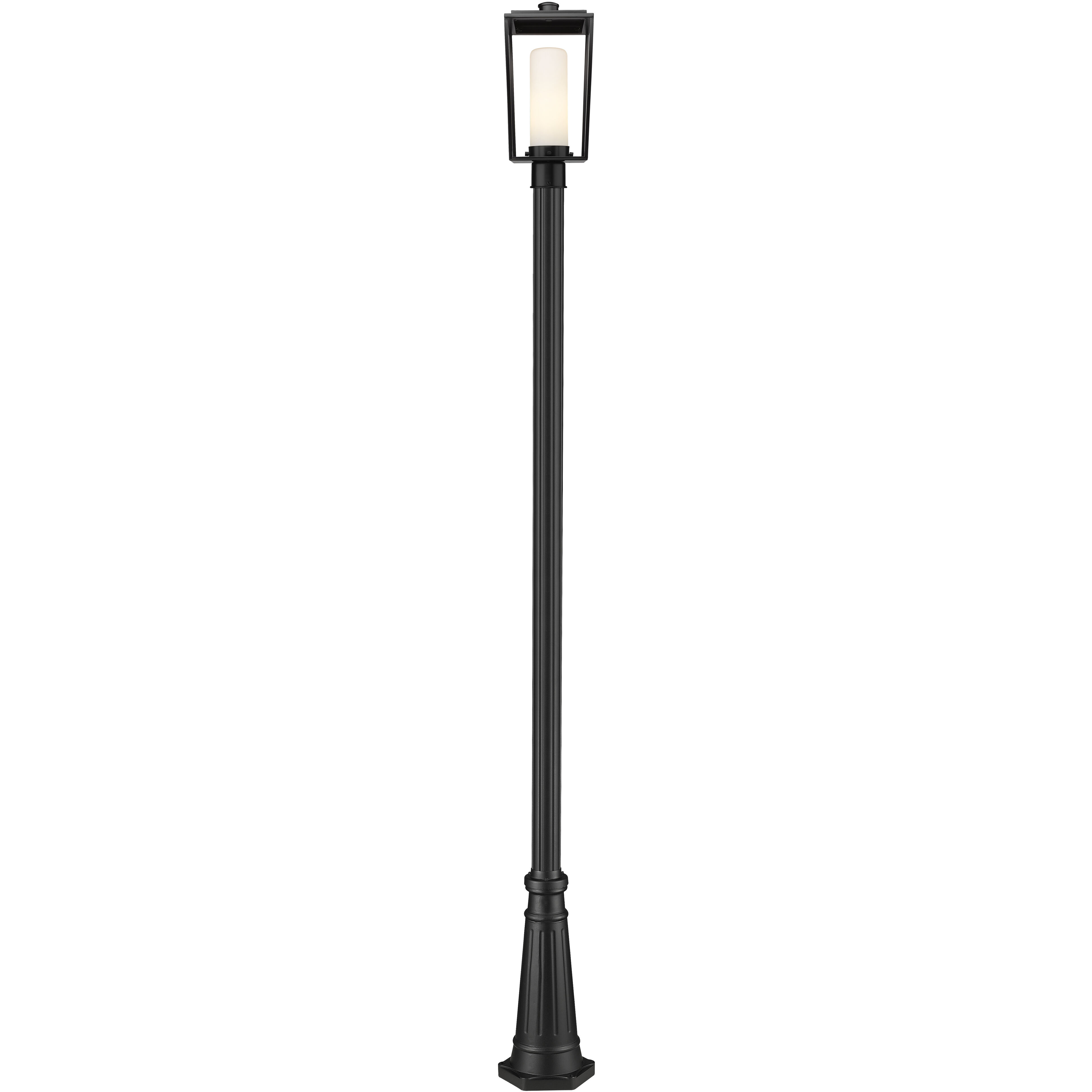 Sheridan 1 Light 111.5 inch Black Outdoor Post Mounted Fixture