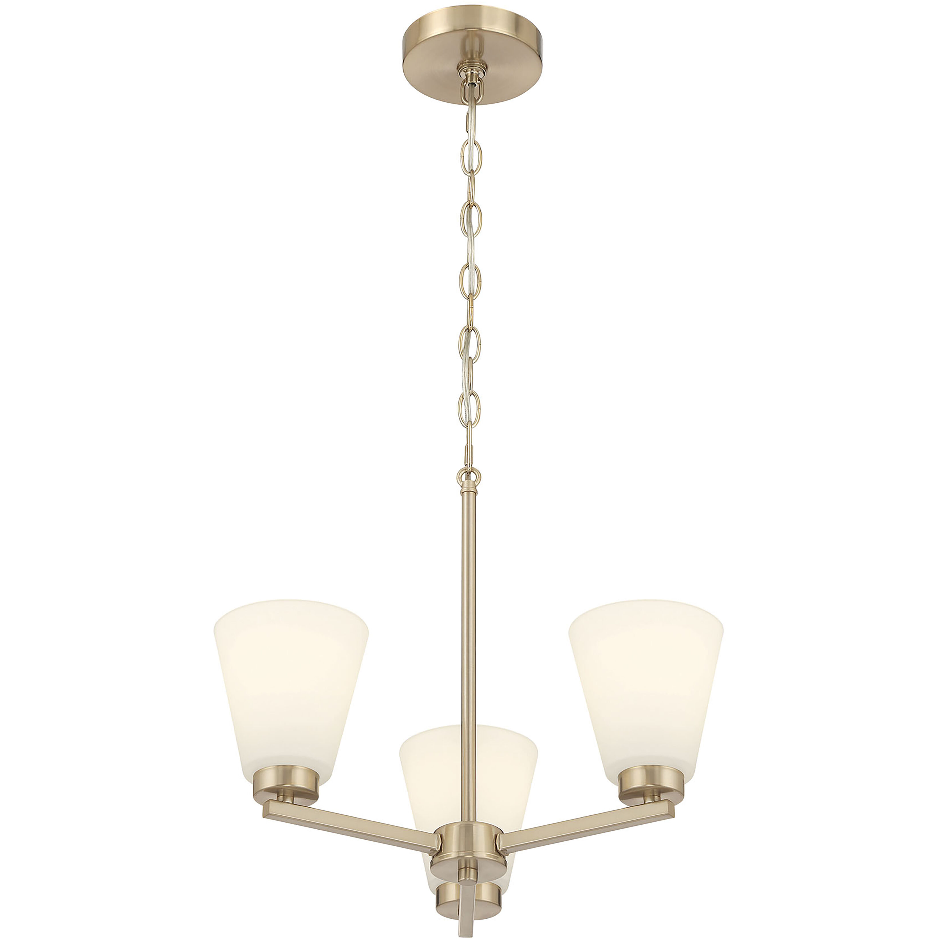 Strayhan 3 Light 18.00 inch Chandelier