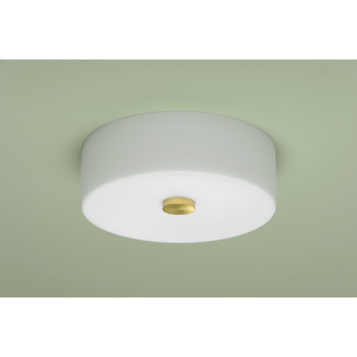 Sophie 2 Light 12 inch Aged Brass Flush Mount Ceiling Light