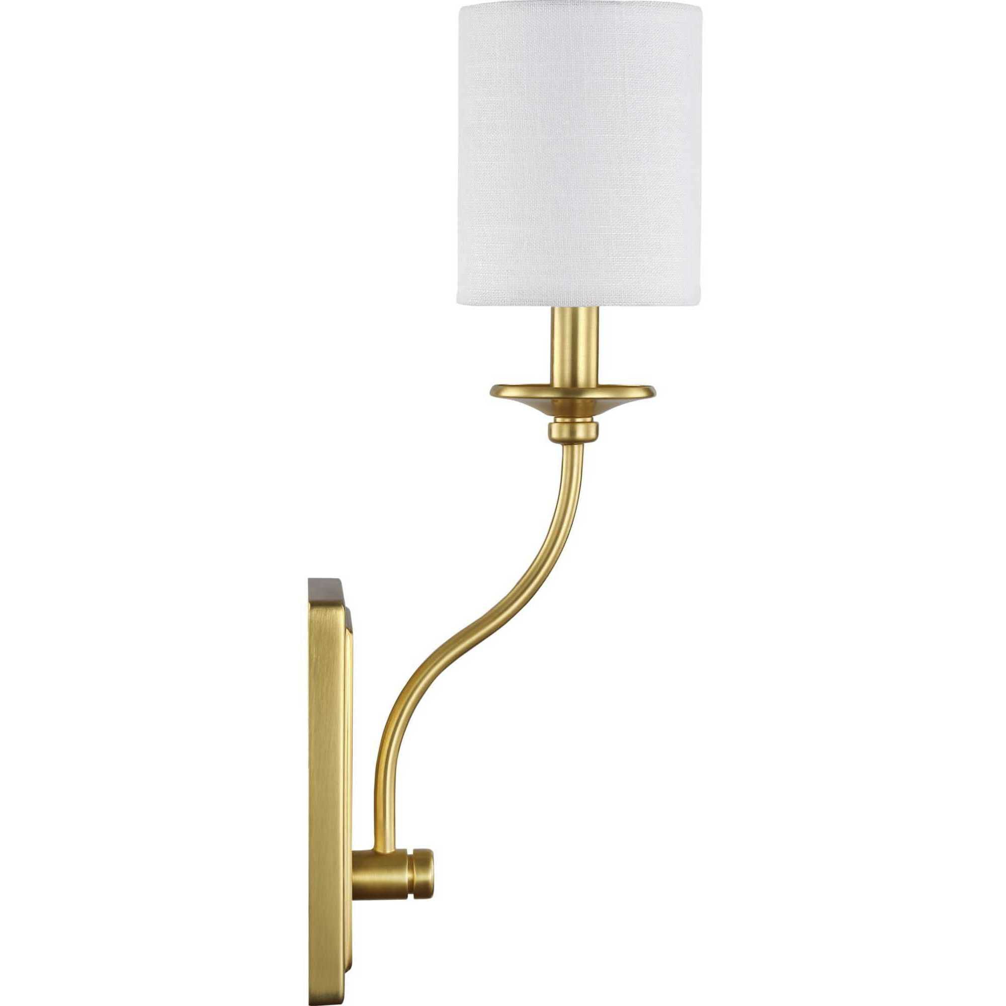 Bonita 1 Light 5 inch Satin Brass Wall Sconce Wall Light, Design Series