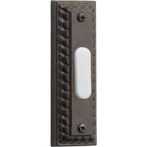 Lighting Accessory Toasted Sienna Traditional Rectangle Doorbell