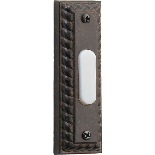 Lighting Accessory Toasted Sienna Traditional Rectangle Doorbell