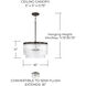 Vaughn 3 Light 16 inch Oil Rubbed Bronze Pendant Ceiling Light