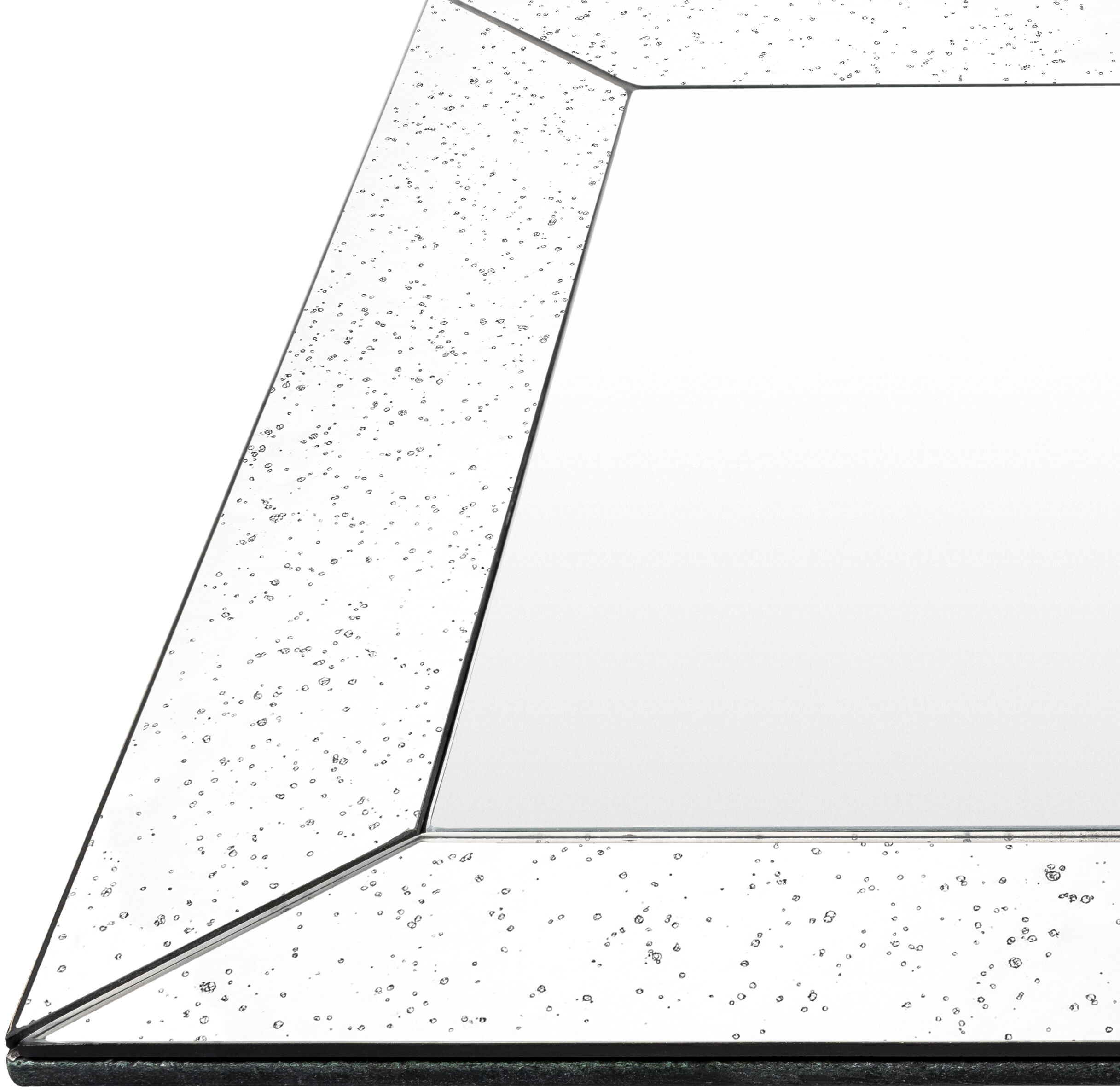 Crystalline 30 X 30 inch Light Grey Mirror, Square