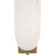 C&M by Chapman & Myers Savina 1 Light 5 inch Burnished Brass Sconce Wall Light