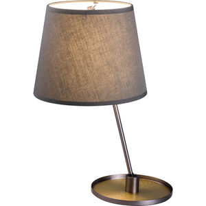 Mika 21 inch 8.00 watt Deep Taupe Table Lamp Portable Light