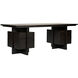 Bridge 84 X 32 inch Ebony Walnut Desk