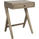 Peter 24 X 18 inch Washed Walnut Side Table
