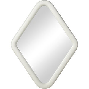 Diamond 33 X 25 inch Whitewash with Mirror Wall Mirror
