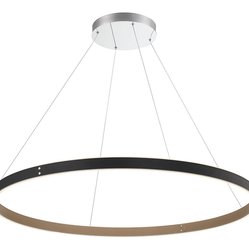 Verdura LED 45.25 inch Black Chandelier Ceiling Light