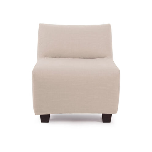Pod Prairie Linen Chair Replacement Slipcover, Chair Not Included