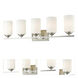 Bordeaux 5 Light 30.75 inch Brushed Nickel Vanity Wall Light