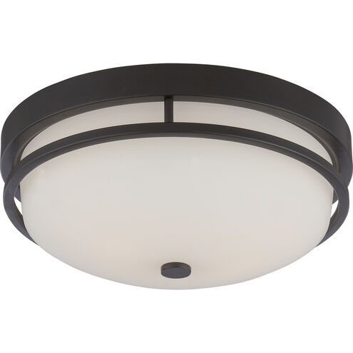 Neval 2 Light 13 inch Sudbury Bronze Flush Mount Ceiling Light