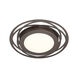 Edge Lit LED 12 inch Satin Bronze Flushmount Ceiling Light