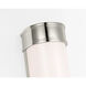 Chapman & Myers Marden LED 4.25 inch Polished Nickel Salon Bath Sconce Wall Light