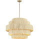 Caviana 6 Light 31 inch Signature Brass Pendant Ceiling Light
