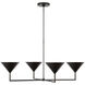 Paloma Contreras Orsay LED 38 inch Bronze Chandelier Ceiling Light, XL