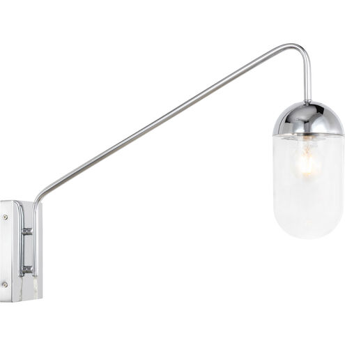 Kace 1 Light 4.8 inch Chrome Wall sconce Wall Light