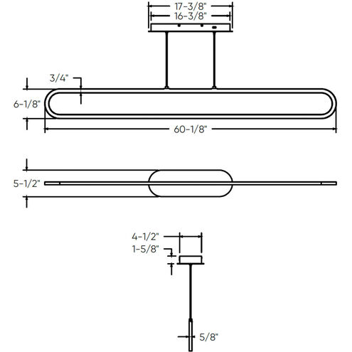 Atom 1 Light 4.75 inch Black Pendant Ceiling Light
