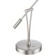 Lahoya 9 inch 10.00 watt Satin Nickel Task Lamp Portable Light