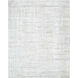 Jackie 120 X 96 inch Light Silver / Off-White Handmade Rug in 8 x 10