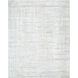 Jackie 108 X 72 inch Light Silver / Off-White Handmade Rug in 6 x 9