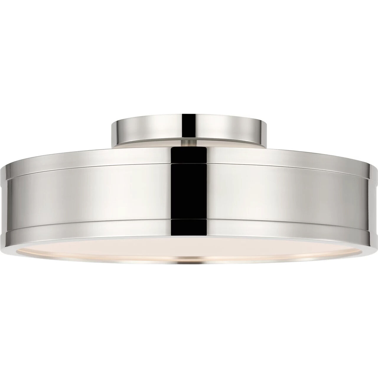 Paloma Contreras Dupont 12 inch Polished Nickel Semi-Flush Mount Ceiling Light