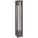 Chamber 12 5.5 watt Bronze Bollard Light in 2700K Warm LED, WAC Landscape
