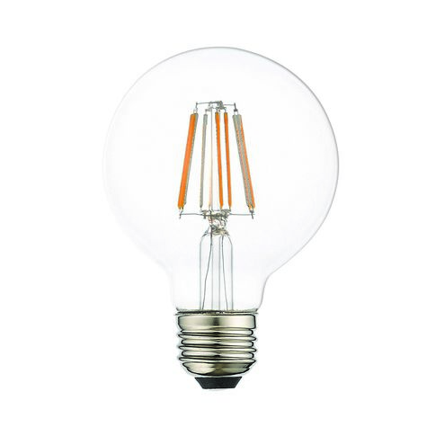 Allison LED G25 Globe E26 Medium Base 8.00 watt 3000K Filament LED Bulbs, Pack of 60